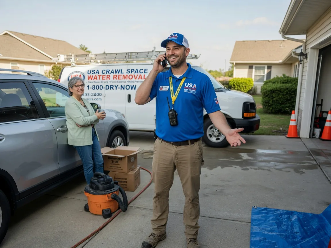 Crawl Space Water Removal Tabor City, NC FAQs